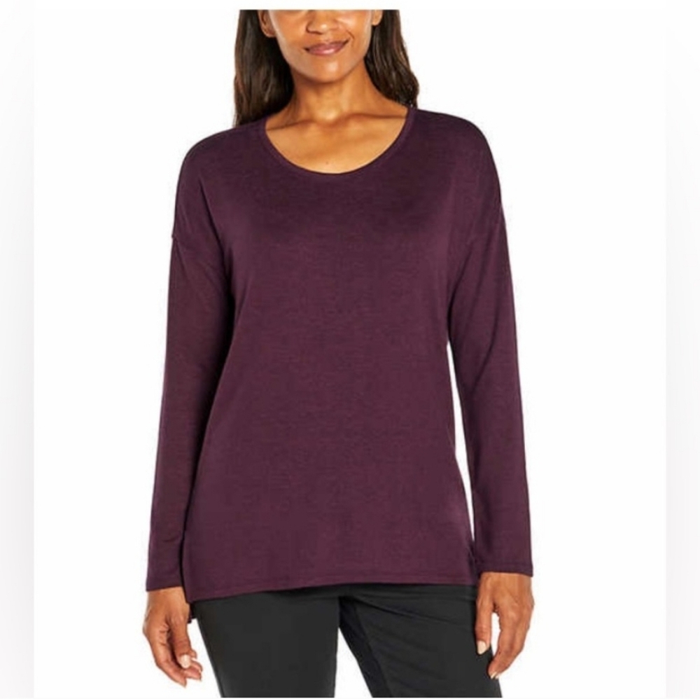 Banana Republic Rich Purple Long Sleeve Knit Sweater Size L, Item#1010344, NWOT